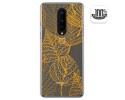 Funda Gel Transparente para OnePlus 8 diseño Hojas Dibujos