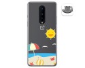 Funda Gel Transparente para OnePlus 8 diseño Playa Dibujos