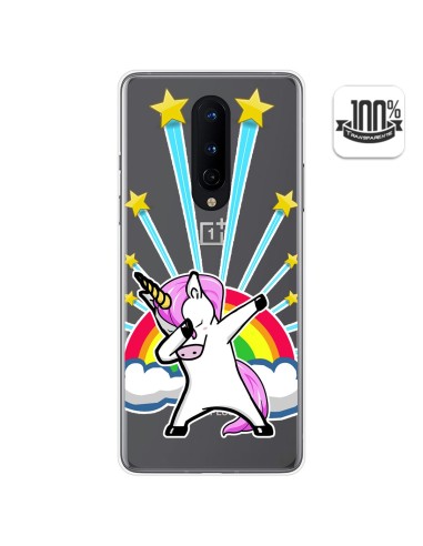 Funda Gel Transparente para OnePlus 8 diseño Unicornio Dibujos