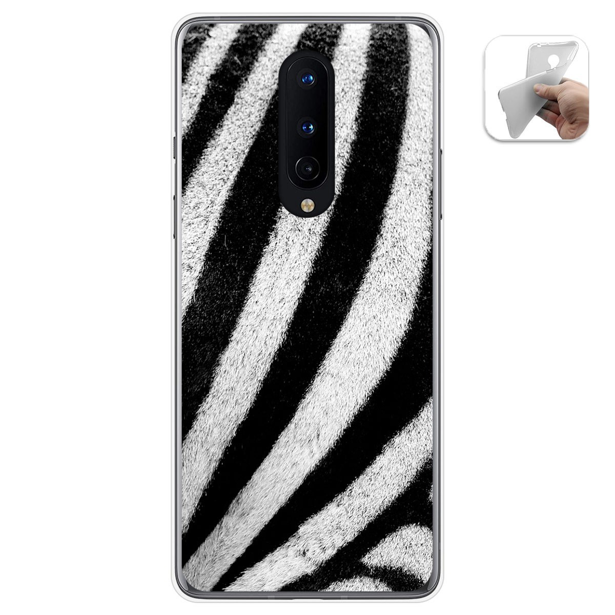 Funda Gel Tpu para OnePlus 8 diseño Animal 02 Dibujos
