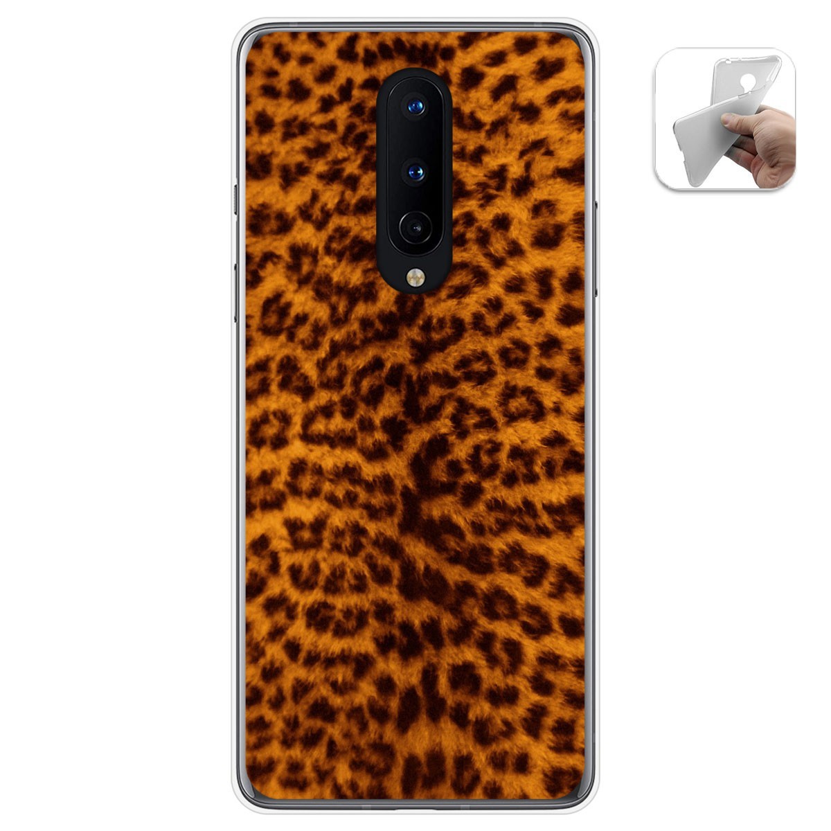 Funda Gel Tpu para OnePlus 8 diseño Animal 03 Dibujos