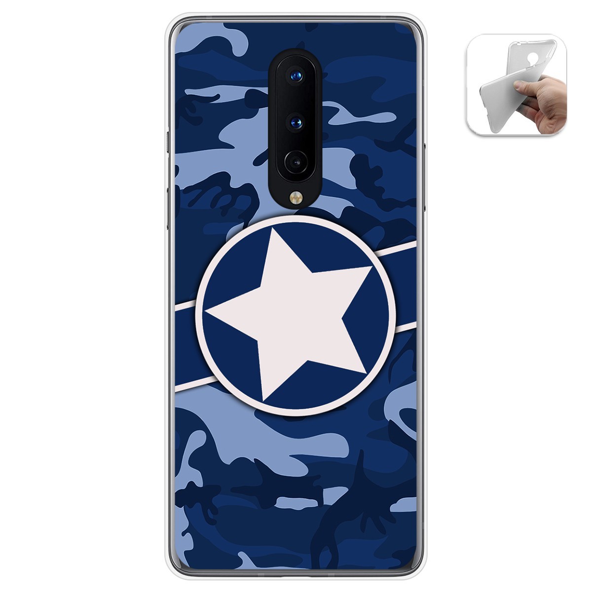 Funda Gel Tpu para OnePlus 8 diseño Camuflaje 03 Dibujos