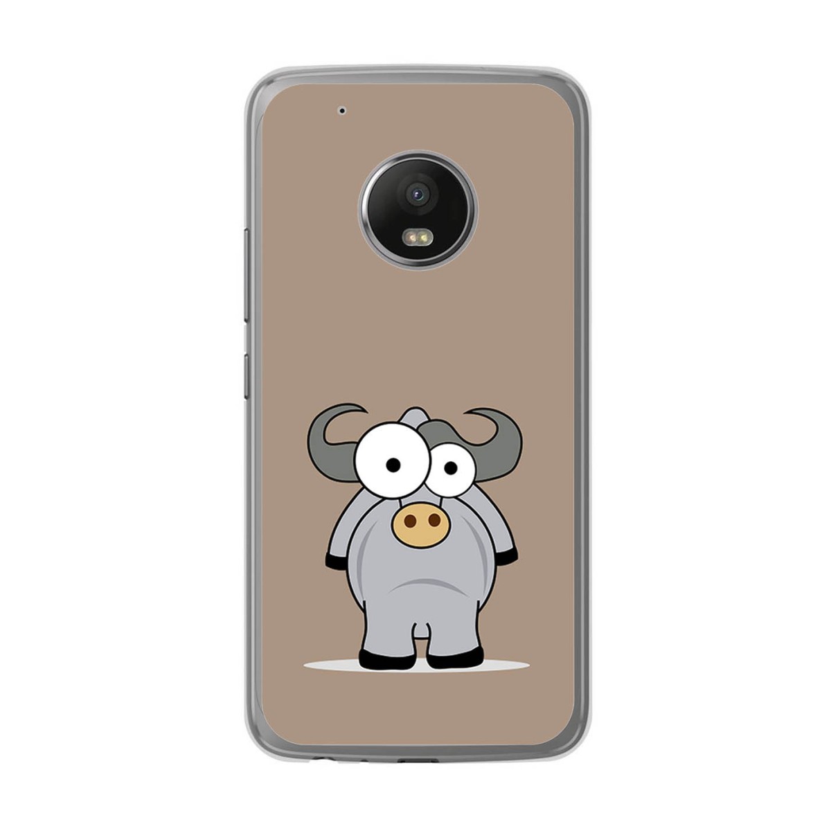 Funda Gel Tpu para Lenovo Moto G5 Plus Diseño Toro Dibujos