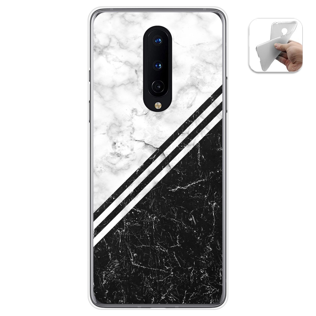 Funda Gel Tpu para OnePlus 8 diseño Mármol 01 Dibujos