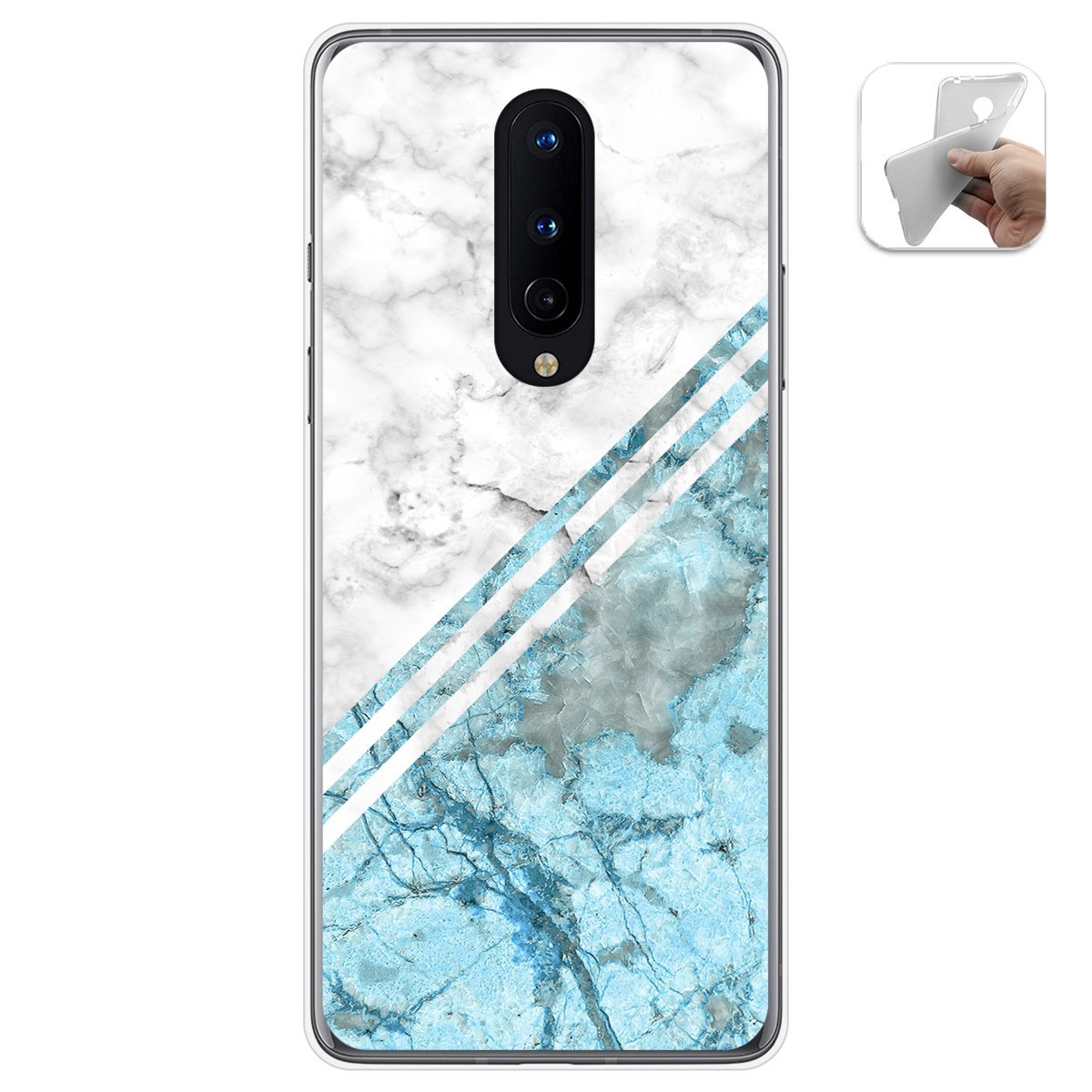 Funda Gel Tpu para OnePlus 8 diseño Mármol 02 Dibujos