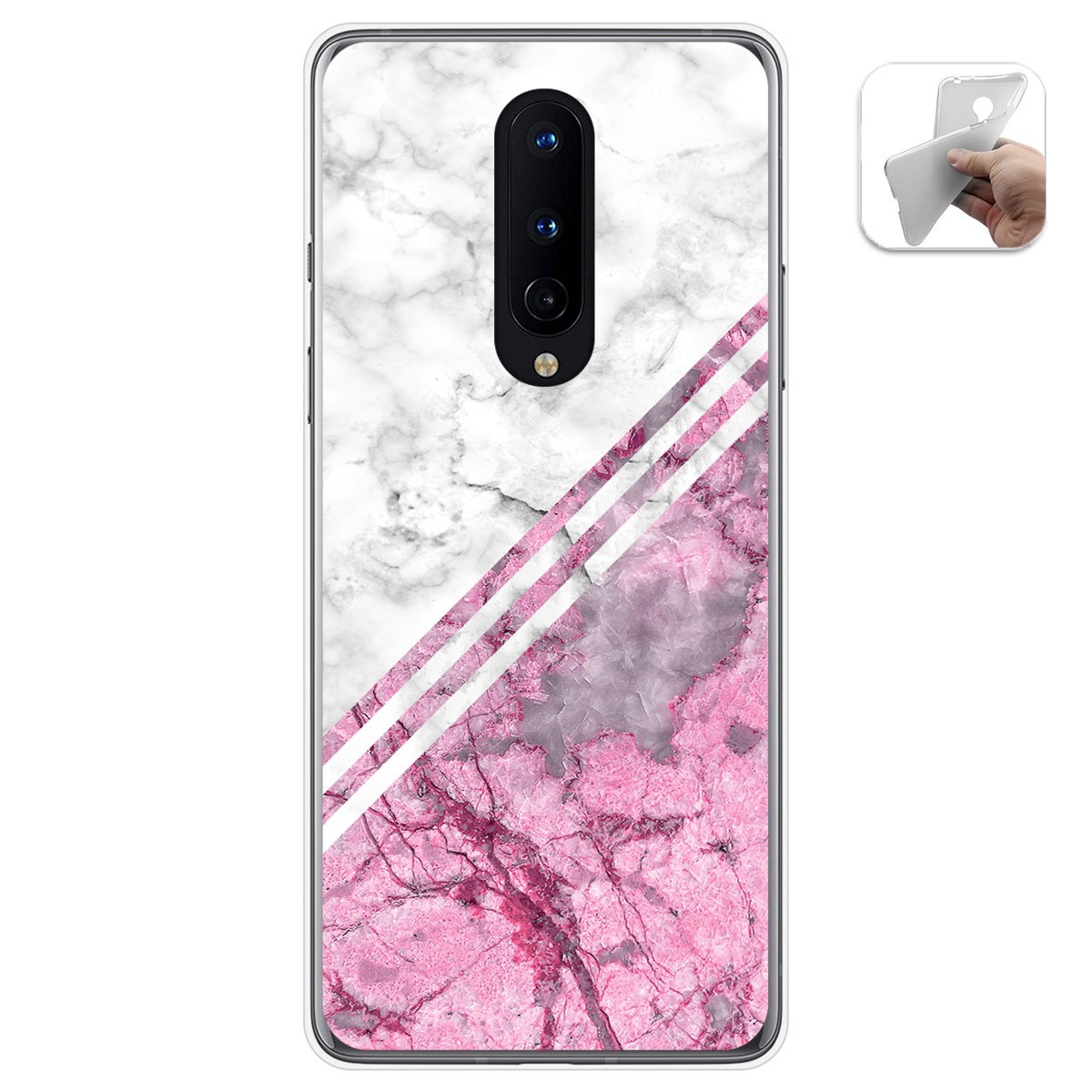 Funda Gel Tpu para OnePlus 8 diseño Mármol 03 Dibujos