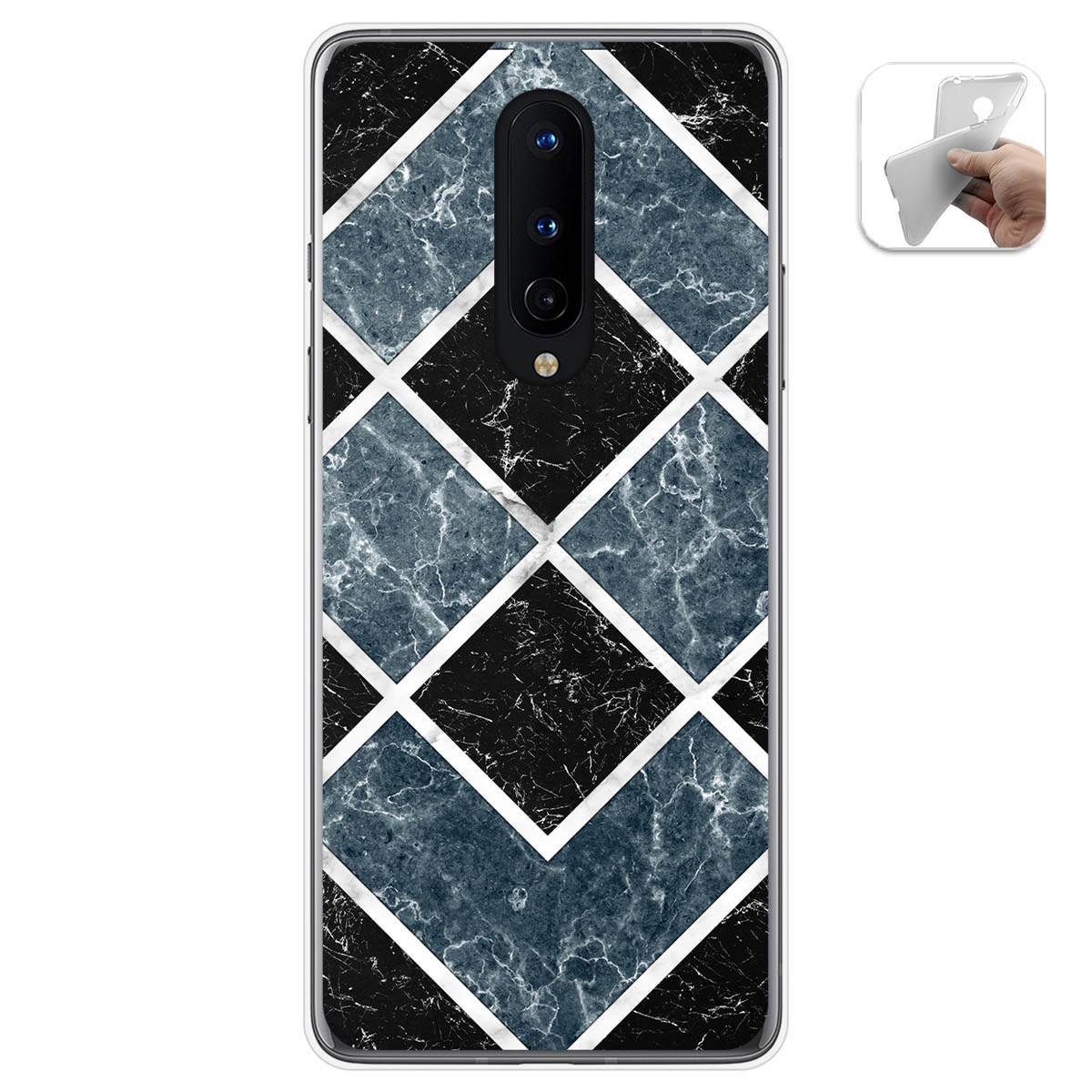 Funda Gel Tpu para OnePlus 8 diseño Mármol 06 Dibujos