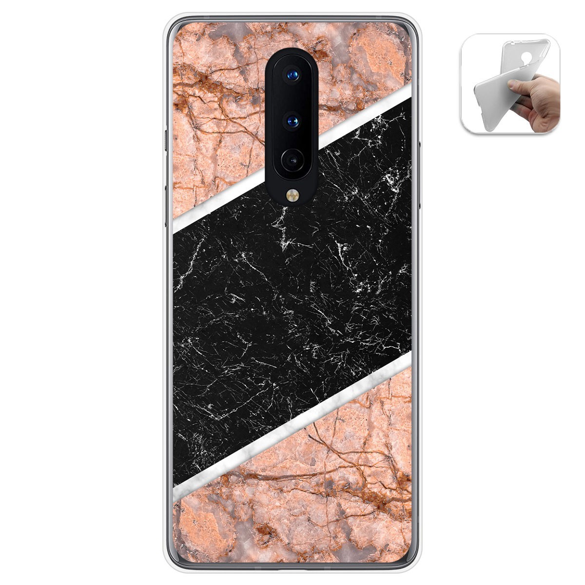 Funda Gel Tpu para OnePlus 8 diseño Mármol 07 Dibujos