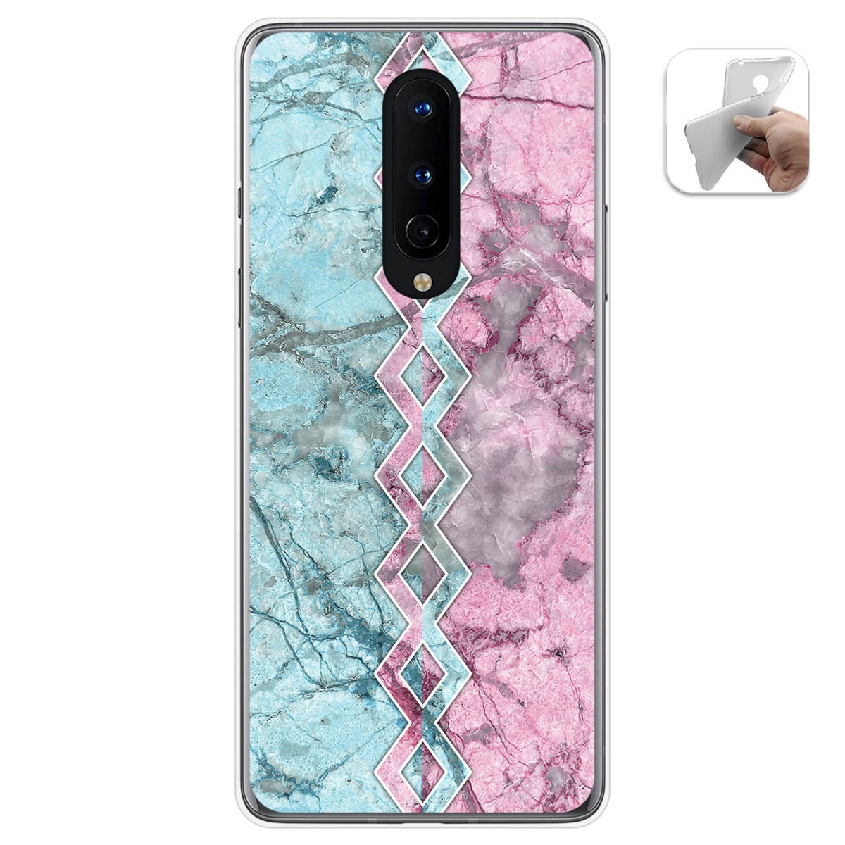 Funda Gel Tpu para OnePlus 8 diseño Mármol 08 Dibujos