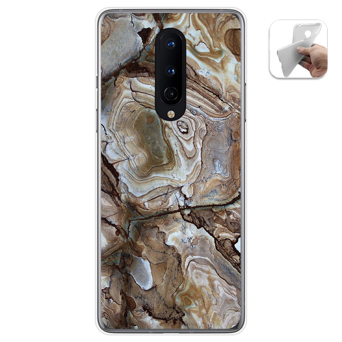 Funda Gel Tpu para OnePlus 8 diseño Mármol 14 Dibujos