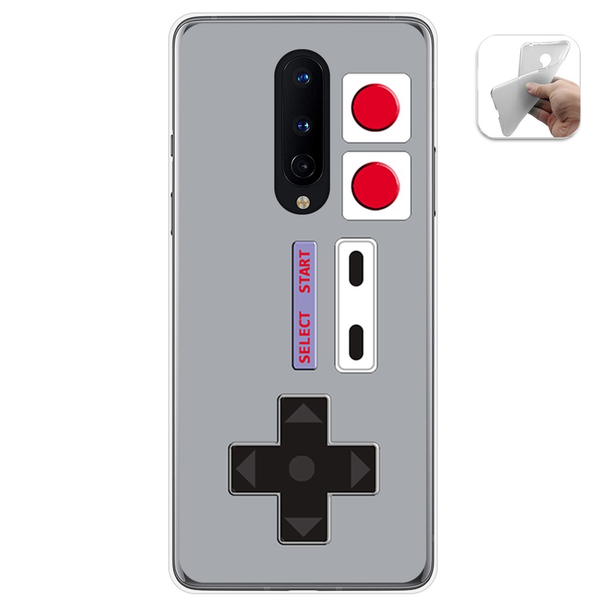 Funda Gel Tpu para OnePlus 8 diseño Consola Dibujos