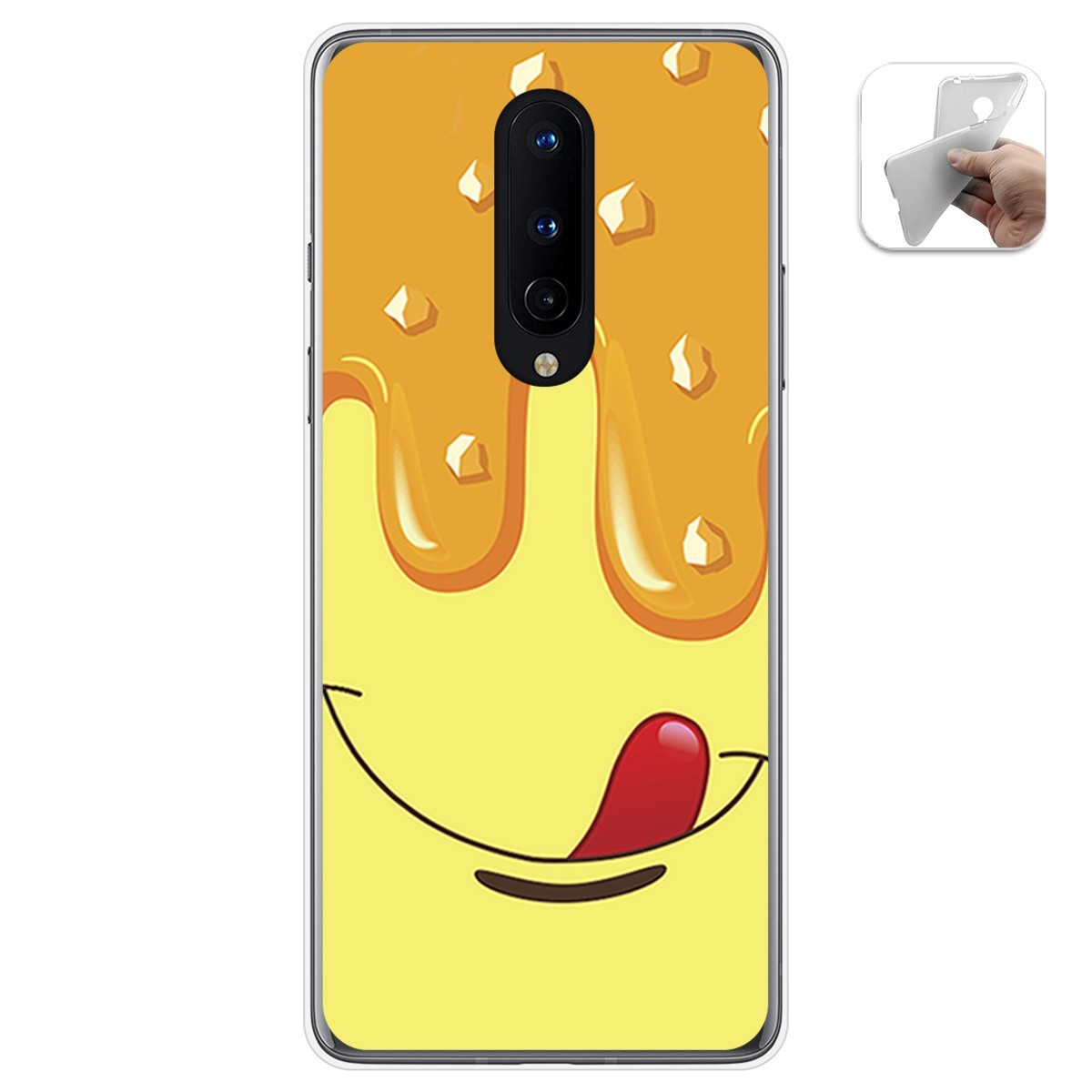 Funda Gel Tpu para OnePlus 8 diseño Helado Vainilla Dibujos
