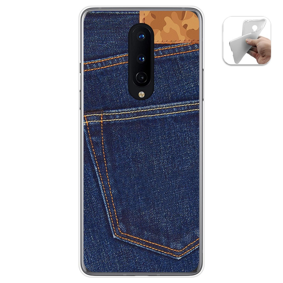 Funda Gel Tpu para OnePlus 8 diseño Vaquero Dibujos