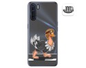 Funda Gel Transparente para Oppo A91 diseño Avestruz Dibujos