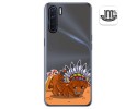 Funda Gel Transparente para Oppo A91 diseño Bufalo Dibujos