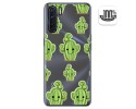 Funda Gel Transparente para Oppo A91 diseño Cactus Dibujos