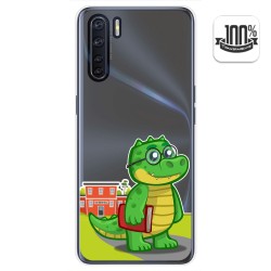 Funda Gel Transparente para Oppo A91 diseño Coco Dibujos