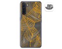 Funda Gel Transparente para Oppo A91 diseño Hojas Dibujos