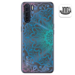 Funda Gel Transparente para Oppo A91 diseño Mandala Dibujos