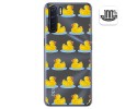 Funda Gel Transparente para Oppo A91 diseño Pato Dibujos