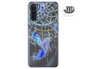 Funda Gel Transparente para Oppo A91 diseño Plumas Dibujos