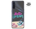 Funda Gel Transparente para Oppo A91 diseño Summer Dibujos