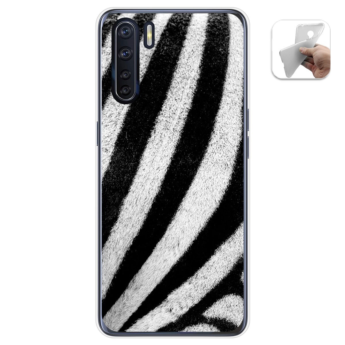 Funda Gel Tpu para Oppo A91 diseño Animal 02 Dibujos