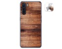 Funda Gel Tpu para Oppo A91 diseño Madera 02 Dibujos