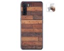 Funda Gel Tpu para Oppo A91 diseño Madera 03 Dibujos
