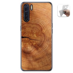 Funda Gel Tpu para Oppo A91 diseño Madera 04 Dibujos