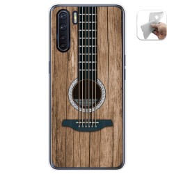 Funda Gel Tpu para Oppo A91 diseño Madera 11 Dibujos