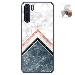Funda Gel Tpu para Oppo A91 diseño Mármol 05 Dibujos