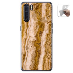 Funda Gel Tpu para Oppo A91 diseño Mármol 10 Dibujos