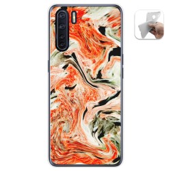 Funda Gel Tpu para Oppo A91 diseño Mármol 12 Dibujos