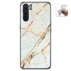 Funda Gel Tpu para Oppo A91 diseño Mármol 13 Dibujos