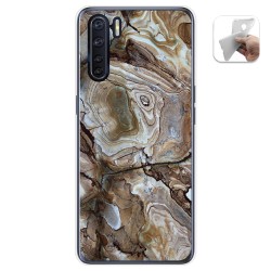 Funda Gel Tpu para Oppo A91 diseño Mármol 14 Dibujos
