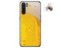 Funda Gel Tpu para Oppo A91 diseño Cerveza Dibujos