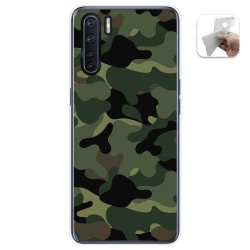 Funda Gel Tpu para Oppo A91 diseño Camuflaje Dibujos