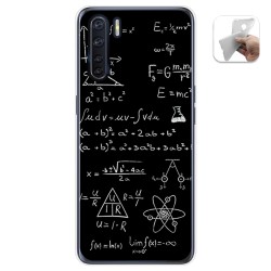 Funda Gel Tpu para Oppo A91 diseño Formulas Dibujos