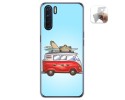 Funda Gel Tpu para Oppo A91 diseño Furgoneta Dibujos