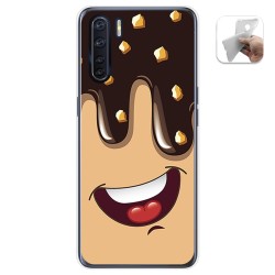 Funda Gel Tpu para Oppo A91 diseño Helado Chocolate Dibujos
