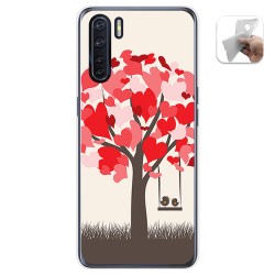 Funda Gel Tpu para Oppo A91 diseño Pajaritos Dibujos