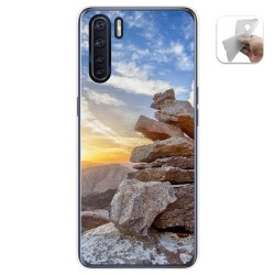 Funda Gel Tpu para Oppo A91 diseño Sunset Dibujos
