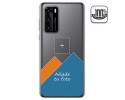 Personaliza tu Funda Gel Silicona Transparente con tu Fotografia para Huawei P40 dibujo personalizada