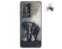 Funda Gel Tpu para Huawei P40 Pro diseño Elefante Dibujos