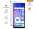 Protector Cristal Templado Completo 5D Full Glue Negro para Huawei P40 Lite E Vidrio