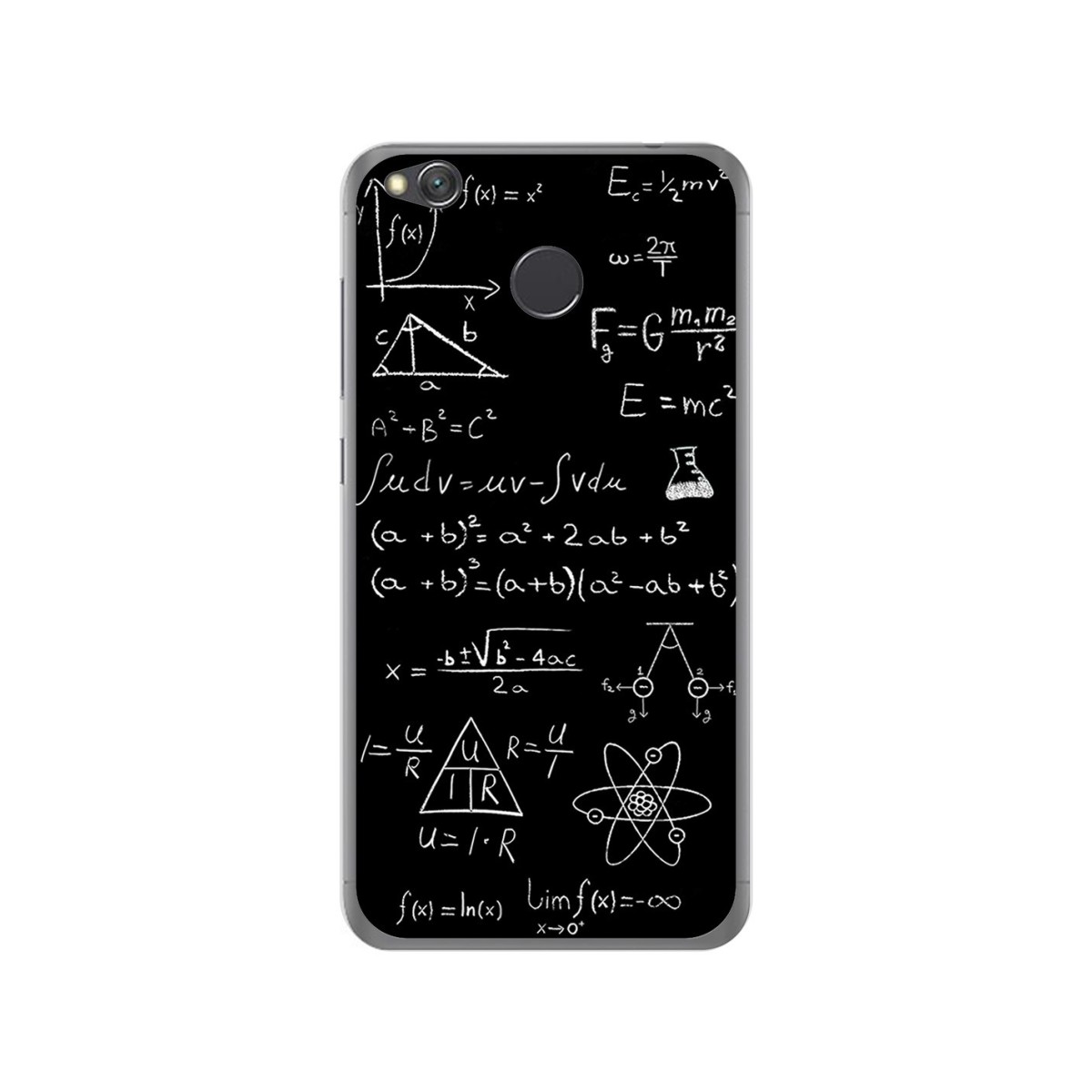 Funda Gel Tpu para Xiaomi Redmi 4X Diseño Formulas Dibujos