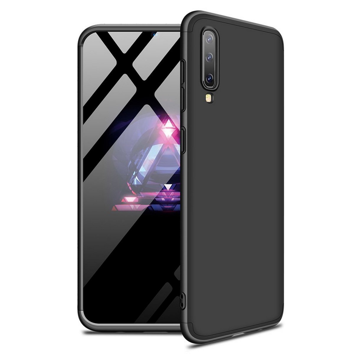 Funda Carcasa GKK 360 para Samsung Galaxy A70 Color Negra