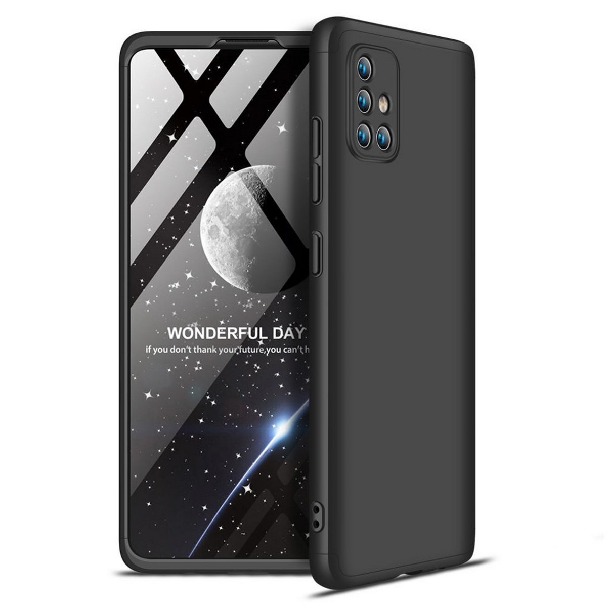 Funda Carcasa GKK 360 para Samsung Galaxy A71 Color Negra