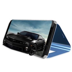 Funda Flip Cover Clear View para Lg K50S color Azul 2